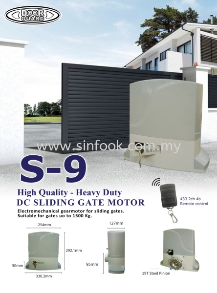 I-2000 DoorGuard Auto Gate System Johor Bahru (JB), Senai, Selangor, Kuala Lumpur (KL), Klang, Seremban Installation, Services, Repair, Supplier | Sin Fook Electrical Alarm and Auto Gate Sdn. Bhd.