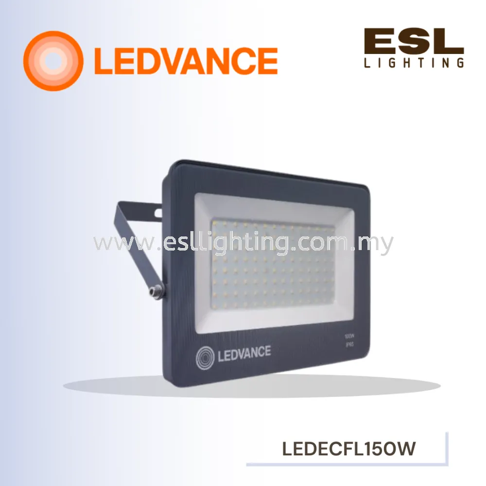 LEDVANCE LED ECO FLOODLIGHT/SPOTLIGHT 150W POWER FACTOR 0.9 3000K 4000K 6500K OUTDOOR LIGHT