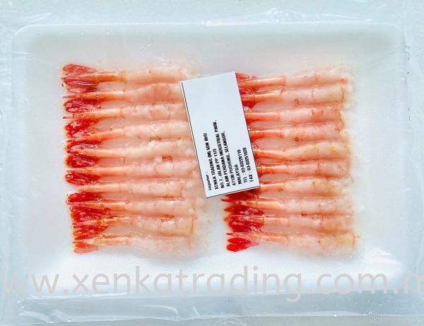 MRT-250 Amaebi 20pcs (Muki)  Sushi Topping / Ready To Eat Sushi Topping&Side Dish Selangor, Malaysia, Kuala Lumpur (KL), Puchong Supplier, Suppliers, Supply, Supplies | Xenka Trading (M) Sdn Bhd