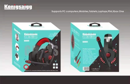 KONIGSAIGG K8009 GAMING WITH MIC HEADPHONE WIRED