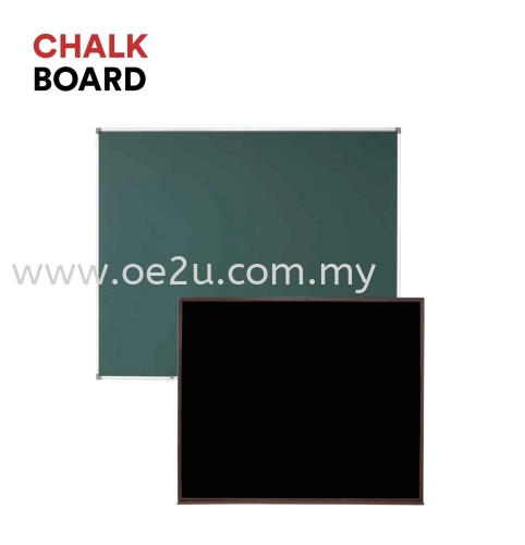 Aluminium Frame Chalk Board (Non-Magnetic Black Surface)