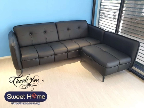 Special Project Sofa Sweet Home Penang Delivery Tanjung Tokong Gurney Plaza Black Leather 