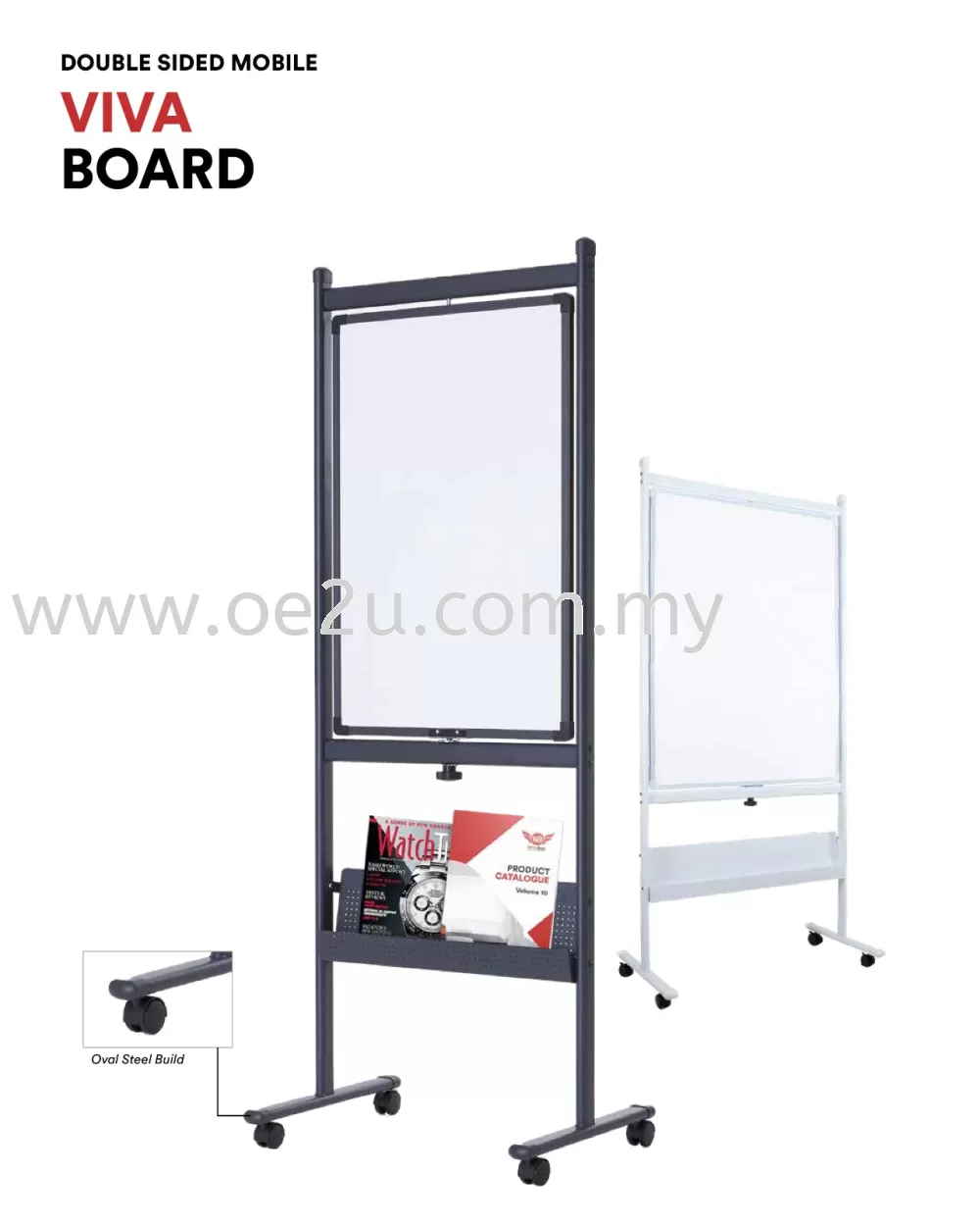 Double Sided Mobile Writing Board