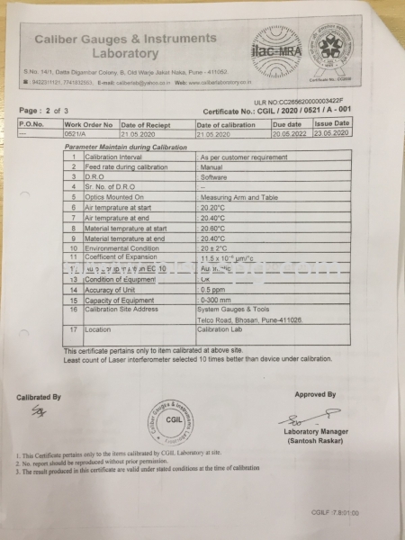 Traceability  Certificate of Calibration , Traceability  Selangor, Malaysia, Kuala Lumpur (KL), Shah Alam Supplier, Suppliers, Supply, Supplies | Peacock Industries Sdn Bhd