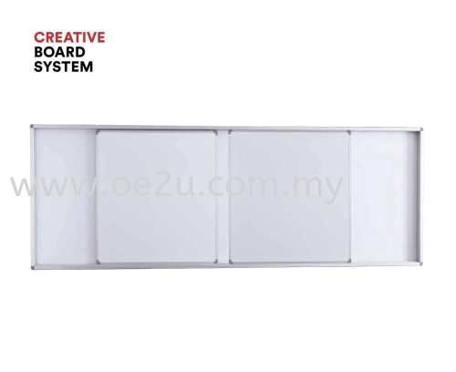 Creative Sliding Board System (Coated Steel Magnetic Surface)