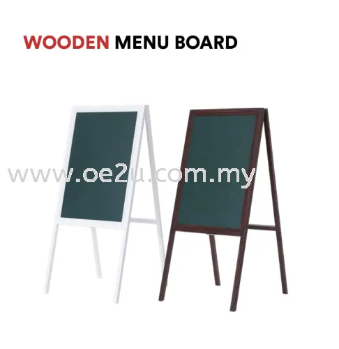 Wooden Menu Board (Double Sided)