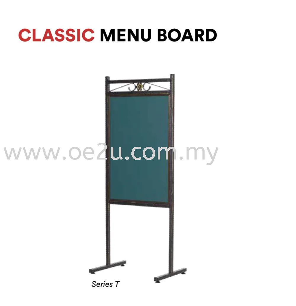 Classic Menu Board (Series T) - Single Sided