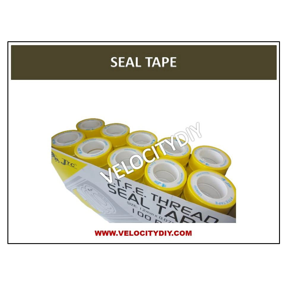 （水喉胶布/白胶布）Plumber's Tape/Sealing Tape/White Tape/Pipe Tape/Teflon Tape/Thread Seal Tape/Tape Putih/Tape Paip