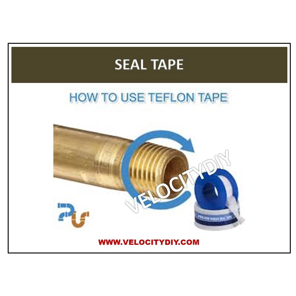 （水喉胶布/白胶布）Plumber's Tape/Sealing Tape/White Tape/Pipe Tape/Teflon Tape/Thread Seal Tape/Tape Putih/Tape Paip