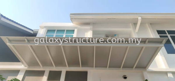 Special Hanging Pergola Acp Awning @ Jalan Setia Tropika U13/18U, Setia Eco Park, 40170 Shah Alam, Selangor. Special Design Pergola Awning  Aluminum Composite Panel Selangor, Malaysia, Kuala Lumpur (KL), Shah Alam Supplier, Suppliers, Supply, Supplies | GALAXY STRUCTURE & ENGINEERING SDN BHD