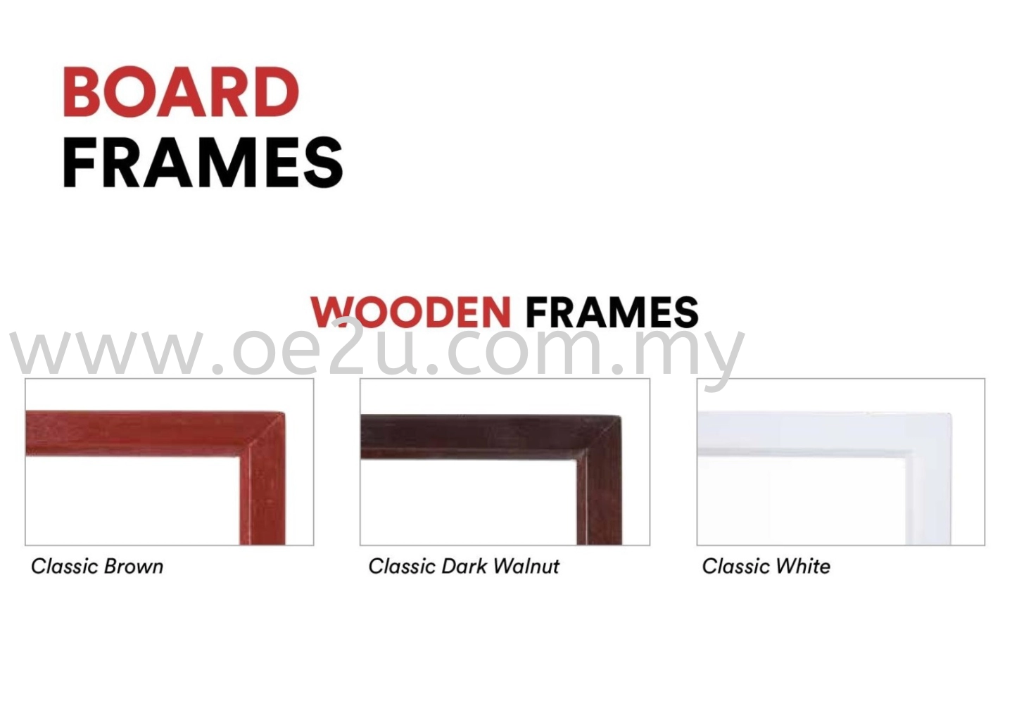 Classic Wooden Frame Notice Board (Soft Board)