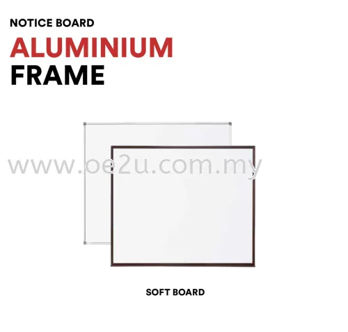 Aluminium Frame Notice Board (Soft Board)