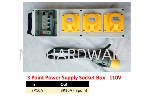 POWER SUPPLY SOCKET BOX