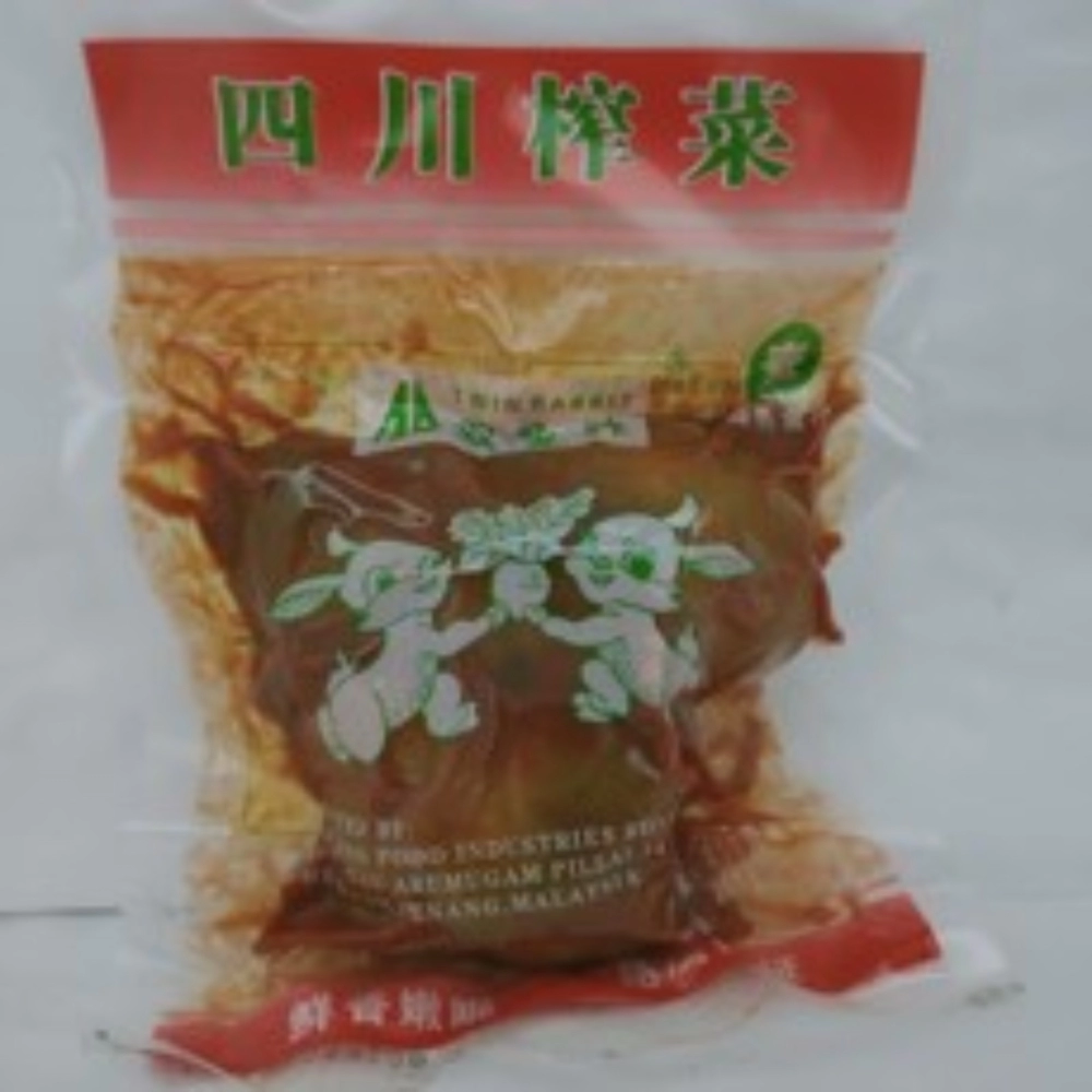 TWIN RABBIT SICHUAN VEGETABLE 250G 四川榨菜