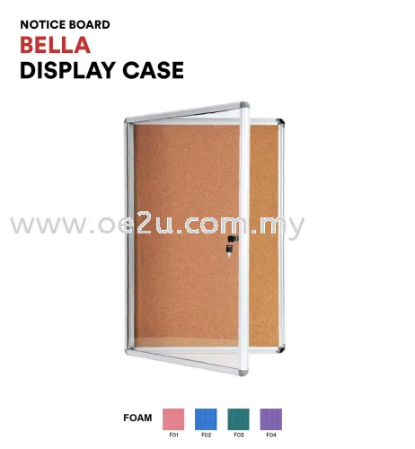 Bella Display Case Notice Board (Foam Board)