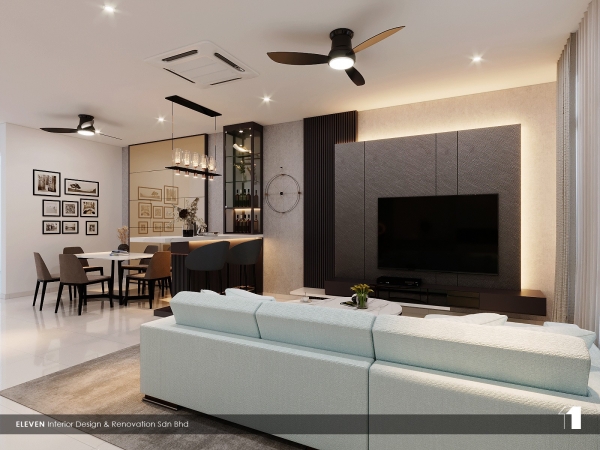  Living Room Design Johor Bahru, JB, Kulai, Johor. Service, Design, Renovation | Eleven Interior Design & Renovation Sdn Bhd