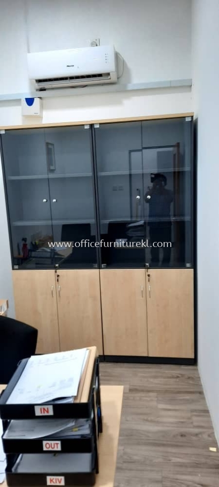 FREE DELIVERY & INSTALLATION HIGH OFFICE CABINET T-YGD 21 l WOODEN CABINET  OFFICE FURNITURE l TAMAN PERINDUSTRIAN UEP l SUBANG JAYA l TOP 10 POPULAR  ITEM FREE DELIVERY and INSTALLATION HIGH OFFICE
