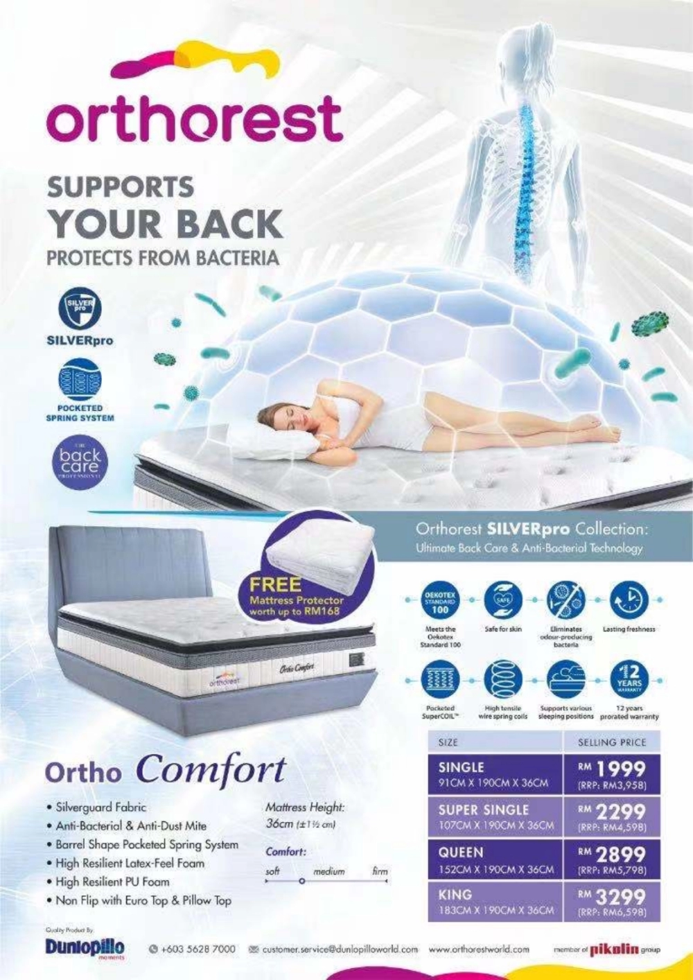 Orthorest Mattress Penang 