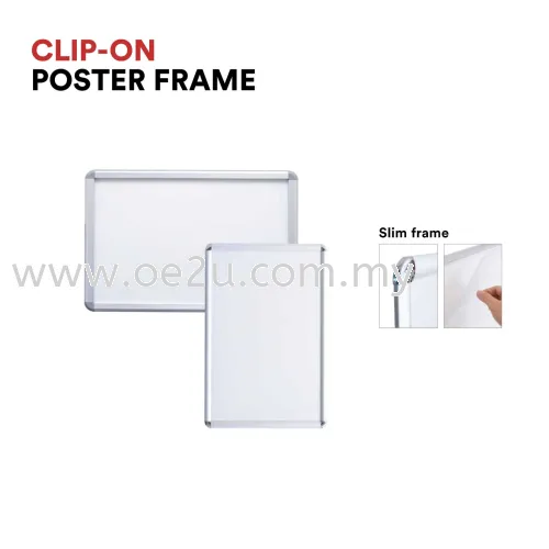 Clip-On Poster Frame (Slim Frame)