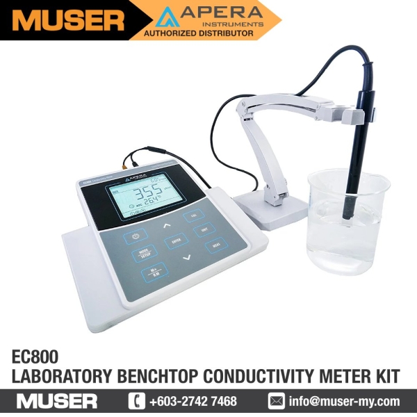 EC800 Laboratory Benchtop Conductivity Meter Kit | Apera by Muser Conductivity Meter Apera Kuala Lumpur (KL), Malaysia, Selangor, Sunway Velocity Supplier, Suppliers, Supply, Supplies | Muser Apac Sdn Bhd