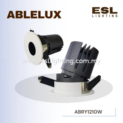 ABLELUX 10W RECESSED ADJUSTABLE SPOT DOWNLIGHT RY12 ISOLATED DRIVER POWER FACTOR 0.5 AC100-240V ROUN