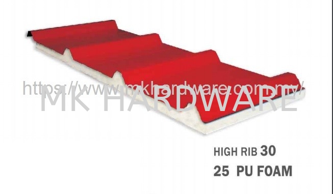 HIGH RIB 30 PU METAL DECK BUILDING MATERIALS ROOFING MATERIAL Selangor ...