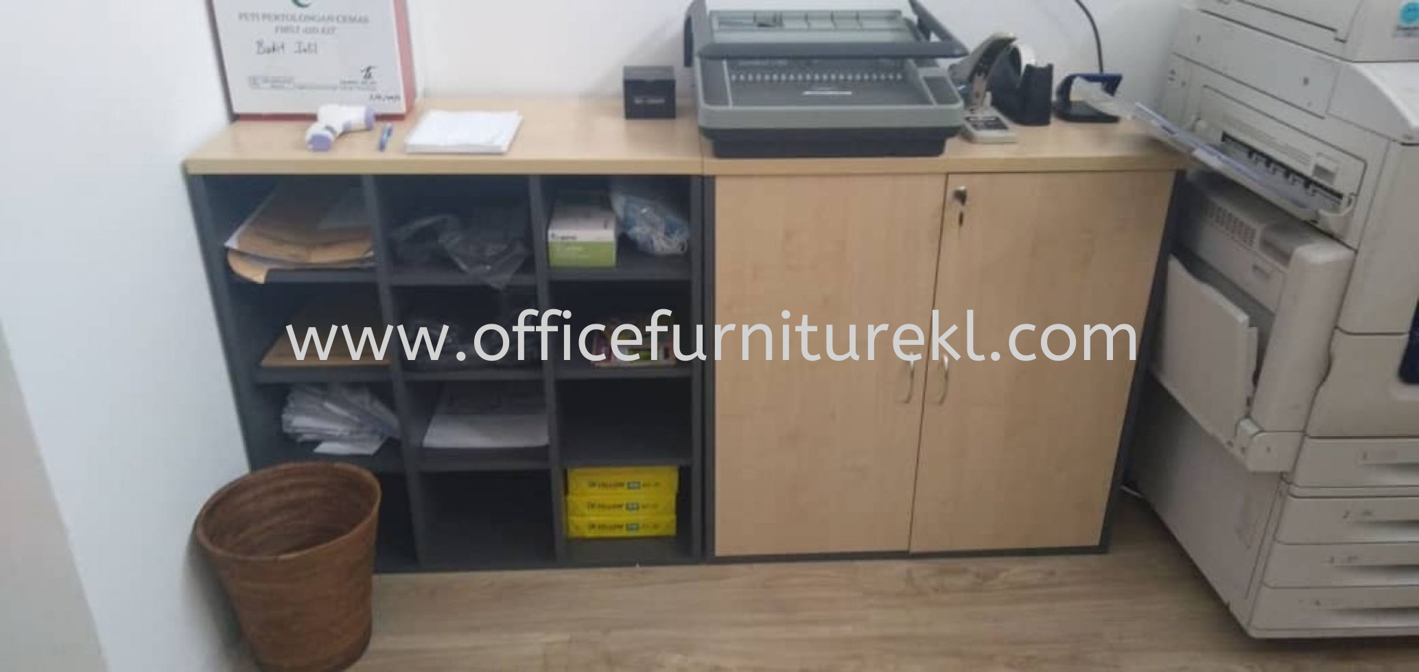 FREE DELIVERY & INSTALLATION LOW OFFICE CABINET GP 880 l LOW OFFICE CABINET GD 880 l WOODEN CABINET OFFICE FURNITURE l SENTUL l SELANGOR l TOP 10 BEST RECOMMEND