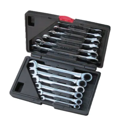 12 & 22Pc 72T Mirror Polish Finished Ratchet Combination Spanner Sets