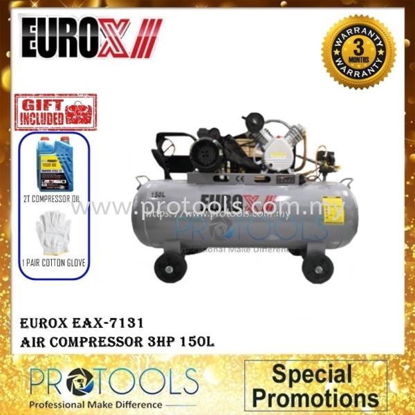 EUROX EAX7131 EUROX  AIR COMPRESSOR Johor Bahru (JB), Malaysia, Senai Supplier, Suppliers, Supply, Supplies | Protools Hardware Sdn Bhd