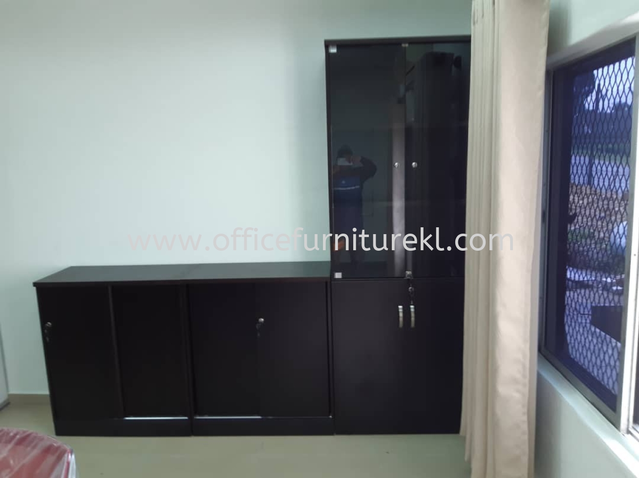 FREE DELIVERY & INSTALLATION LOW OFFICE CABINET Q-YD 875 l HIGH OFFICE CABINET Q-YGD 21 l WOODEN CABINET OFFICE FURNITURE l SUBANG SUNWAY l SUBANG l TOP 10 MUST BUY