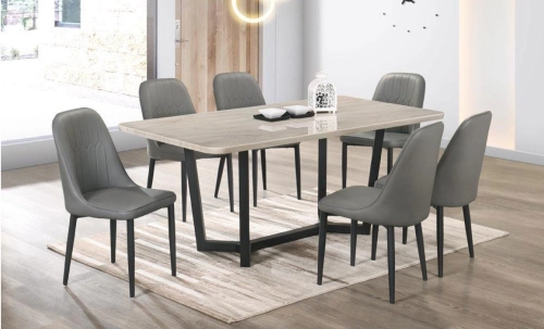 Marble Table Dinning Set Table with Chairs 