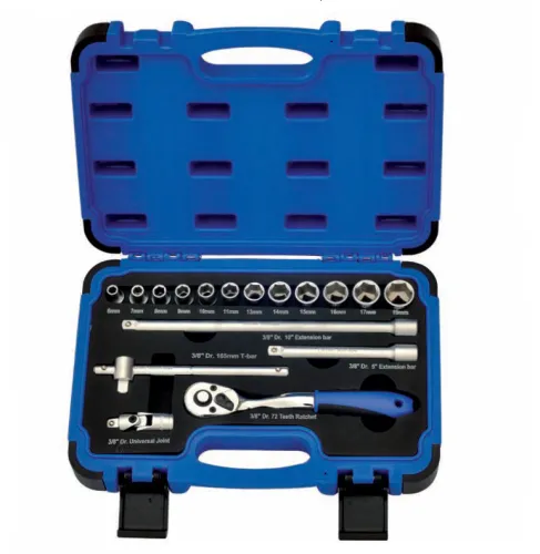 17Pc 3/8" Dr. Hand Socket Set - Metric