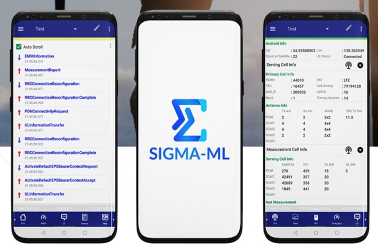 Sigma-ML Mobile Network Measurement Tool for Smartphones
