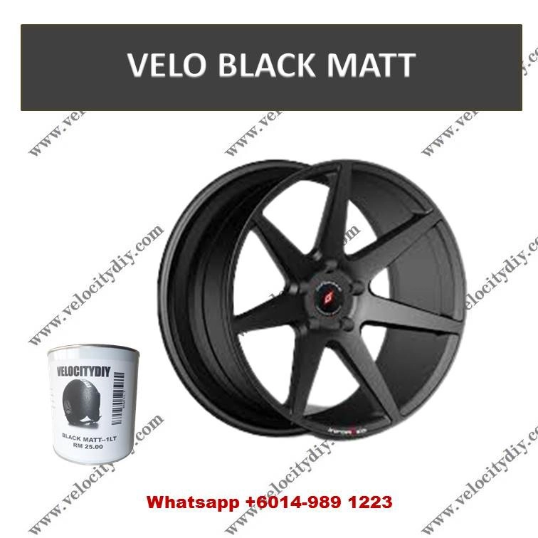 （亚面黑漆/蒙面黑漆）Velo Black Matt Paint/Matt Black/Gate/door/Cat Hitam Mati/Cat Kayu/Cat Besi