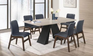 Marble Table Dinning Set Table with Chairs