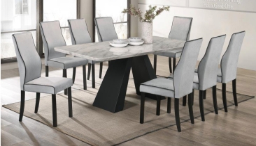 Marble Table Dinning Set Table with Chairs