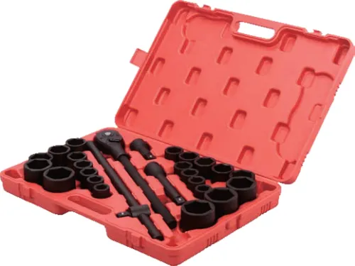 26Pc 3/4" Dr. Metric & Imperial Impact Socket & Wrench Set