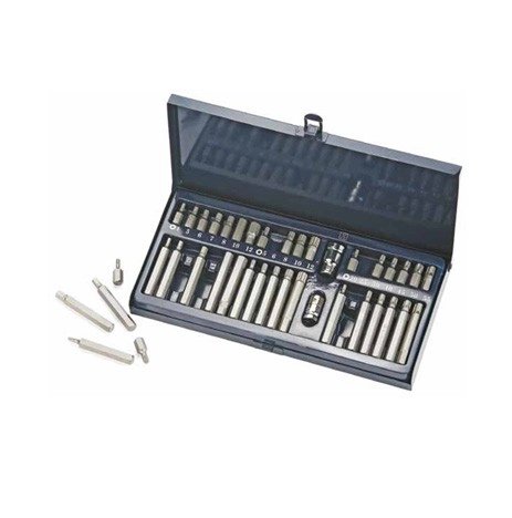 40Pc 1/4" Hex. Dr. Screwdriver Bit Set