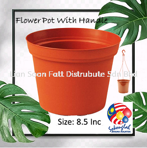 22cm Pasu Pokok Bunga 8.5" Flower Pot With Handle LC210/H Flower Pot & Tray Gardening Perak, Malaysia, Ipoh Supplier, Wholesaler, Distributor, Supplies | LIAN SOON FATT DISTRIBUTE SDN BHD