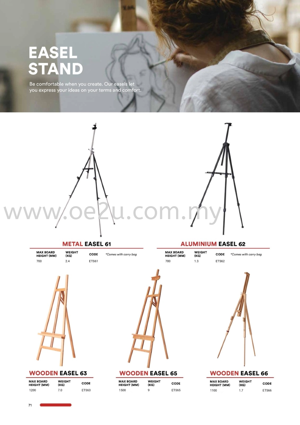 Aluminium Easel Stand (Aluminium Easel 62)