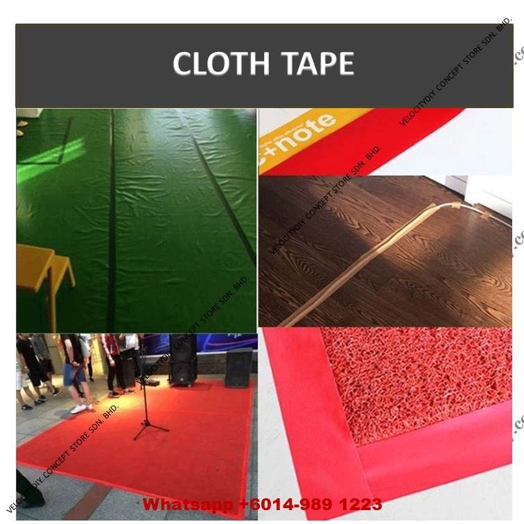 （彩色布胶带）2" x 20yard/48mm x 18m Cloth Tape/Binding Tape/Tap Kain