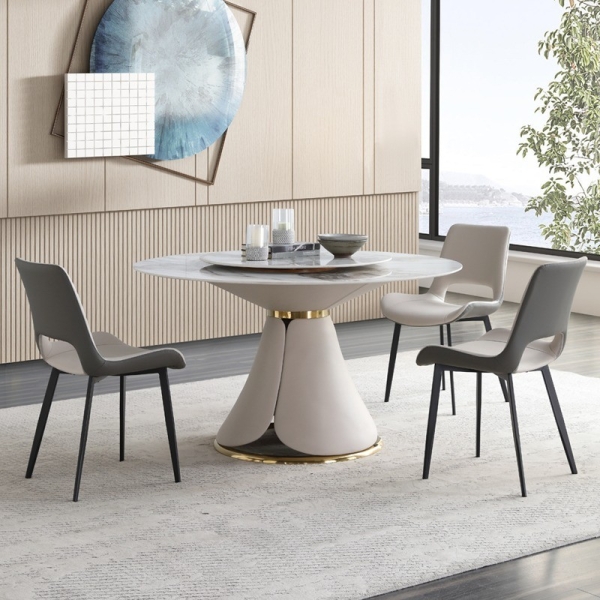 Round Marble Table Marble Top Dining Set Melaka, Malaysia, Malim Supplier, Suppliers, Supply, Supplies | Furniplus (Melaka) Sdn Bhd