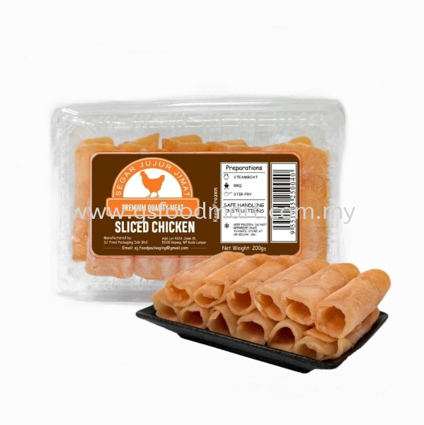 SJ Chicken Slice Ƭ (200g) frozenSliced Meat  Frozen Steamboat  Selangor, Malaysia, Kuala Lumpur (KL), Seri Kembangan Supplier, Wholesaler, Supply, Supplies | GS FOOD MART PLT