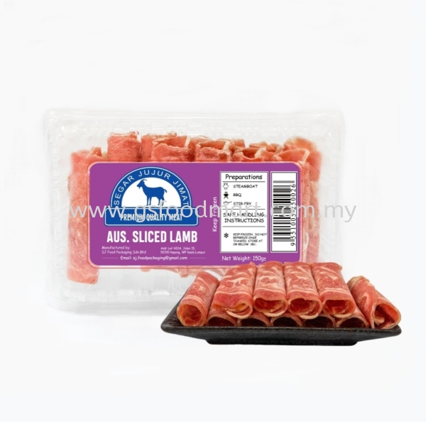 SJ Lamb Slice Ƭ (150g) frozenSliced Meat  Frozen Steamboat  Selangor, Malaysia, Kuala Lumpur (KL), Seri Kembangan Supplier, Wholesaler, Supply, Supplies | GS FOOD MART PLT