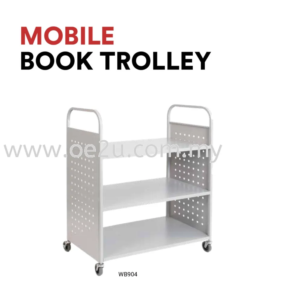 Mobile Book Trolley