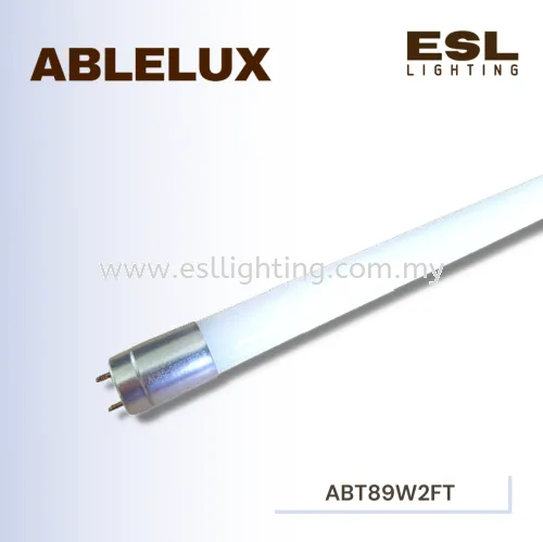 ABLELUX T8 LED TUBE 600MM 2FT 6500K POWER FACTOR 0.9 990 LUMEN AC85 - 265V 