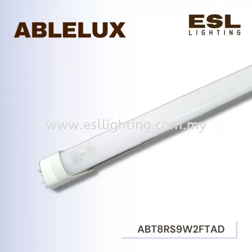 ABLELUX 9W RADAR SENSOR AUTO DIM T8 LED TUBE 600MM 2FT 6500K POWER FACTOR 0.9 900 LUMEN AC85 - 265V