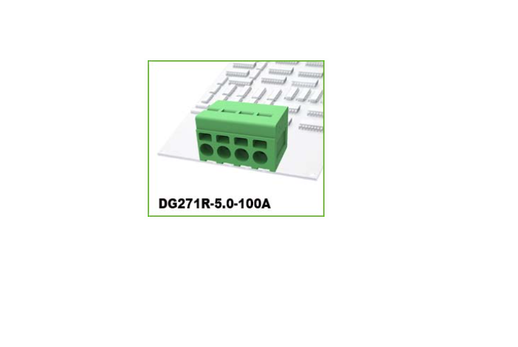 degson dg271r-5.0-100a pcb spring terminal block