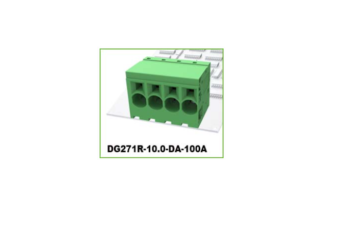 degson dg271r-10.0-da-100a pcb spring terminal block