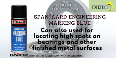 Used for locating high spots on bearings and other finished metal surfaces